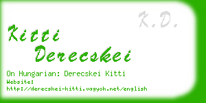 kitti derecskei business card